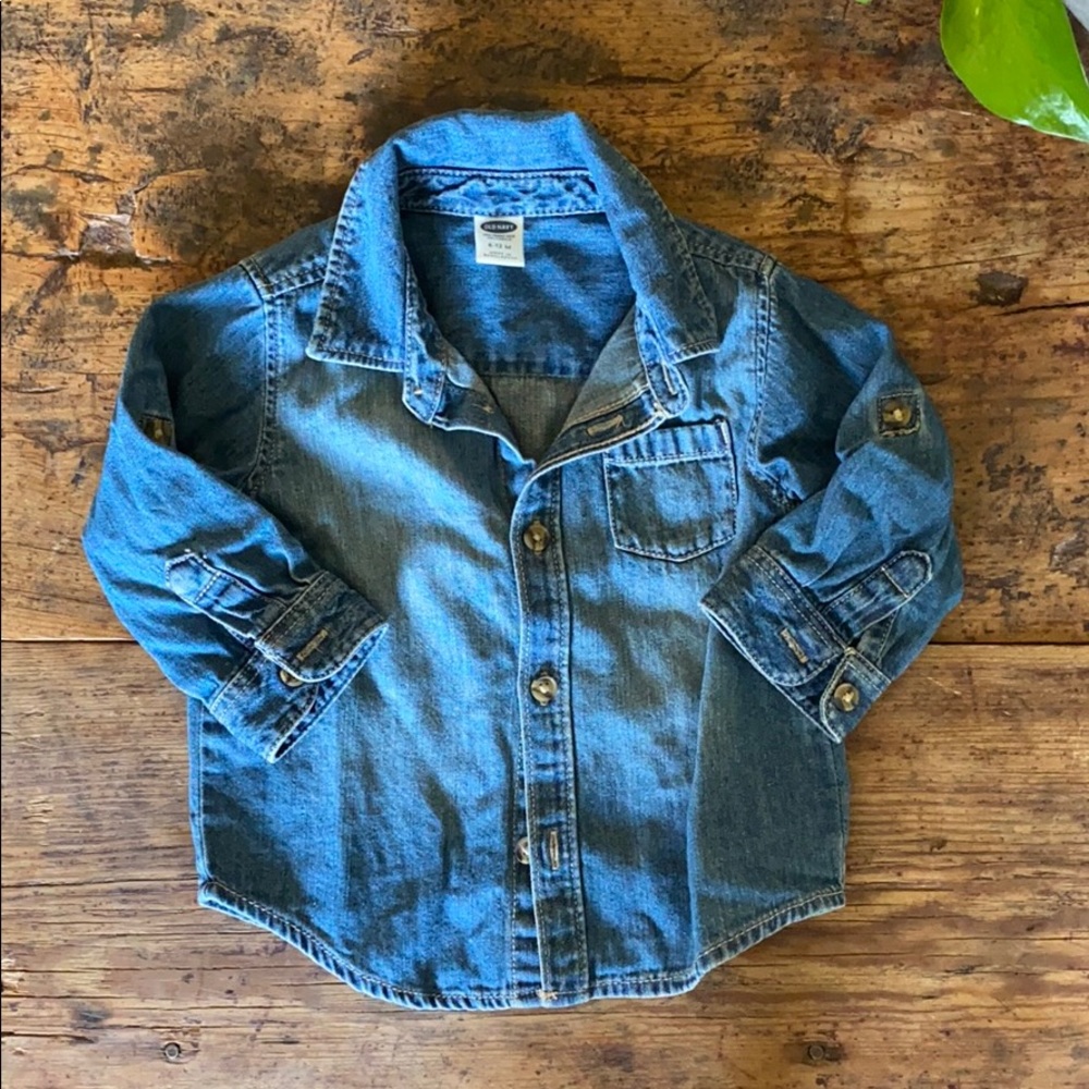 Denim Button Down Shirt